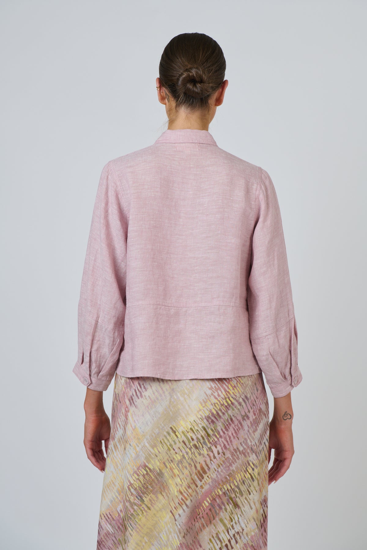 GA598 Linen Jacket Radish