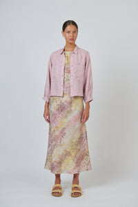 GA684 Linen Dress Jardin