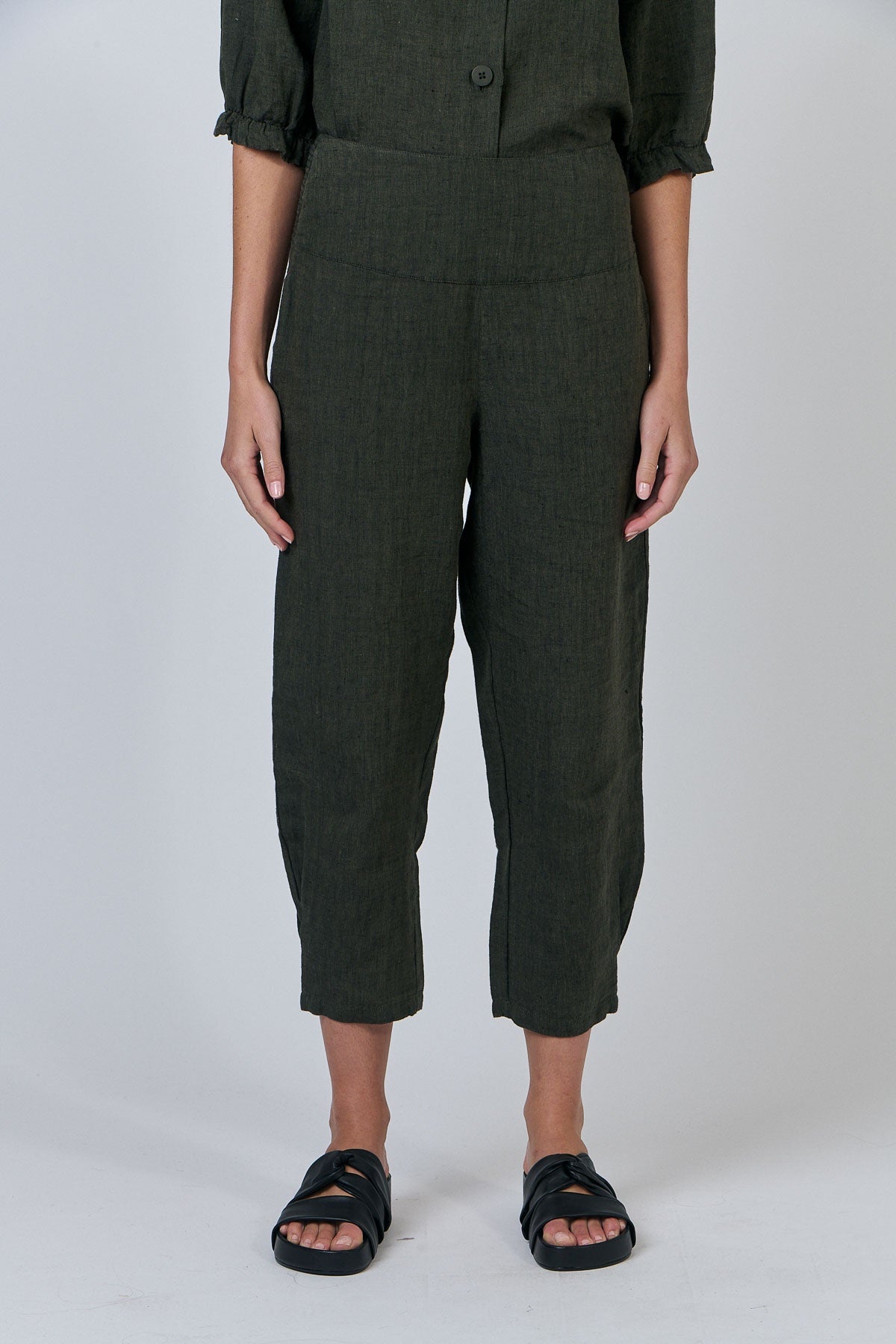 Linen Pants Licorice
