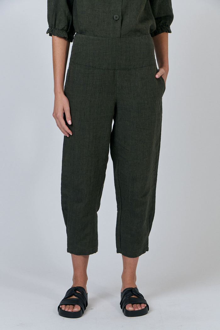Linen Pants Licorice
