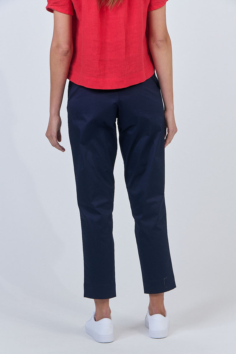 Stretch Cotton Pants Ink