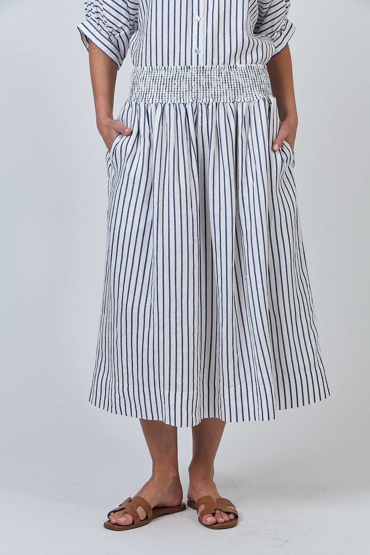 Blueberry Stripe Skirt