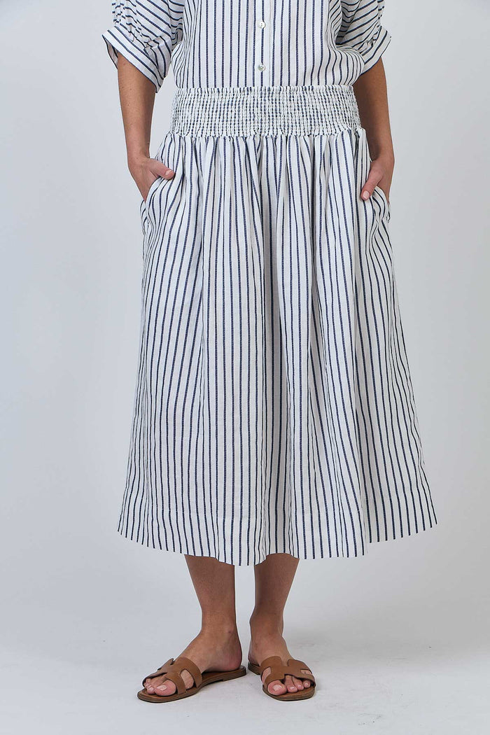 Blueberry Stripe Skirt