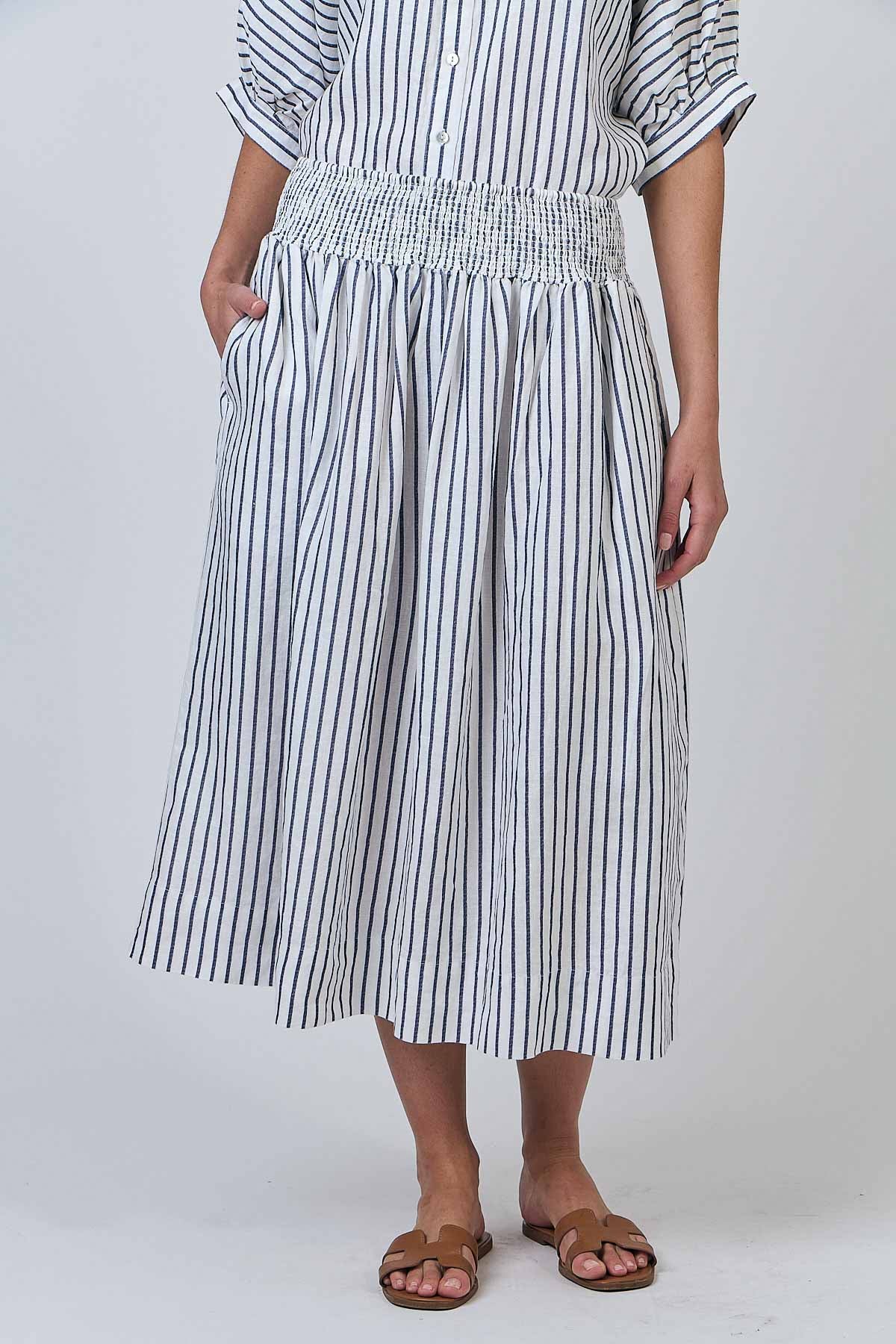 Blueberry Stripe Skirt
