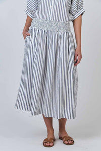Blueberry Stripe Skirt