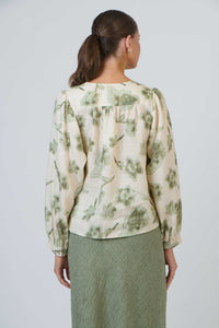 GA645 Petals Linen Shirt