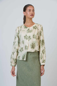 GA645 Petals Linen Shirt