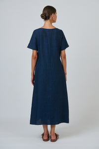 GA684 Linen Dress Eclipse