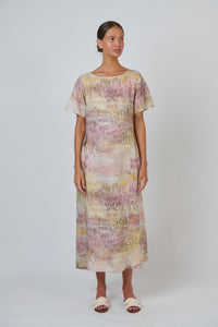 GA684 Linen Dress Jardin