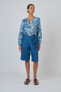 GA741 Denim Shorts Chambray