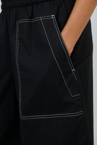 GA713 Poplin Pants Black