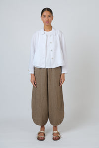 GA715 Linen Jacket White