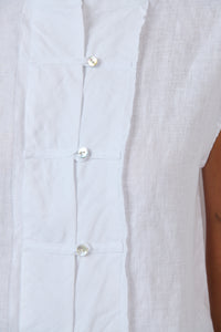 GA720 Poplin Top White