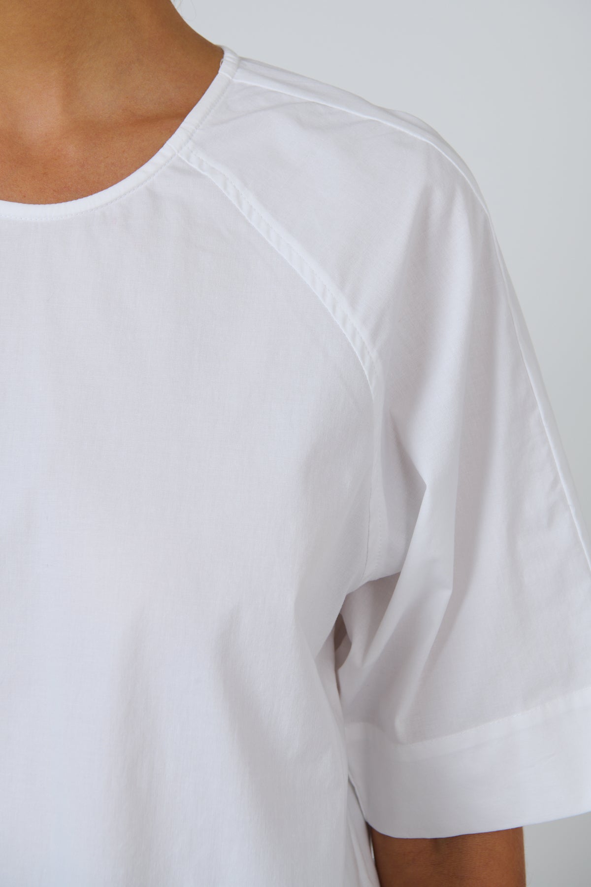 GA721 Poplin Top White
