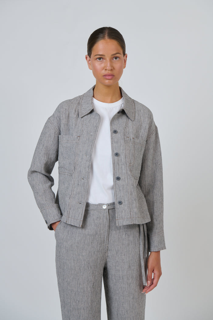 GA732 Linen Jacket Rue