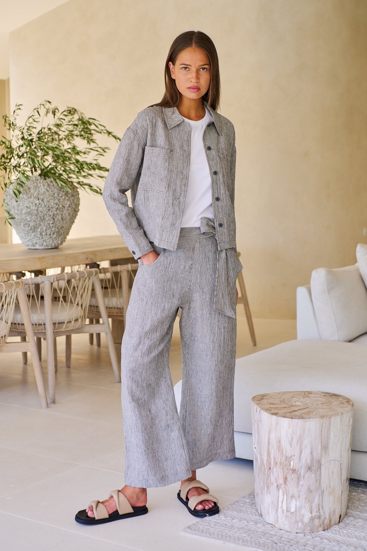 GA567 Linen Pants Rue