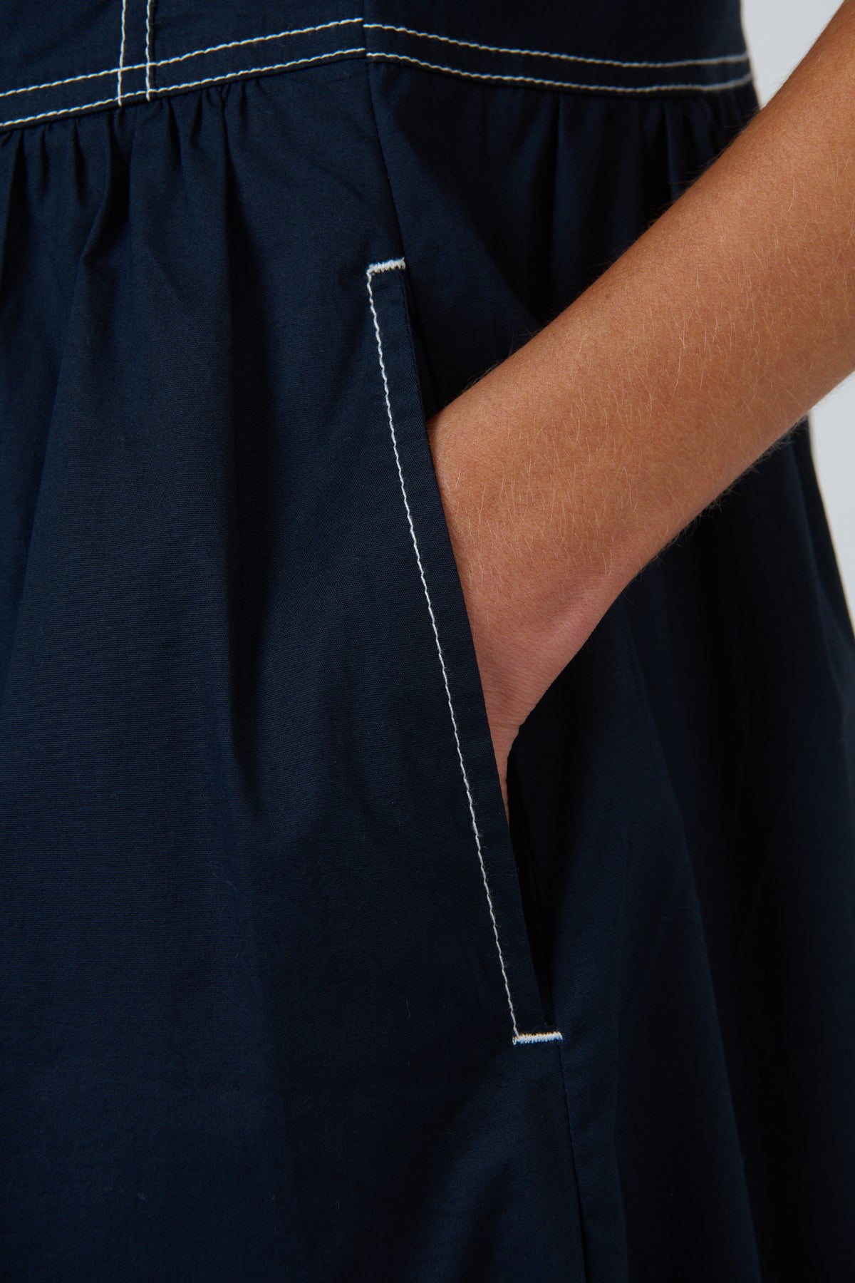 GA738 Poplin Dress Ink