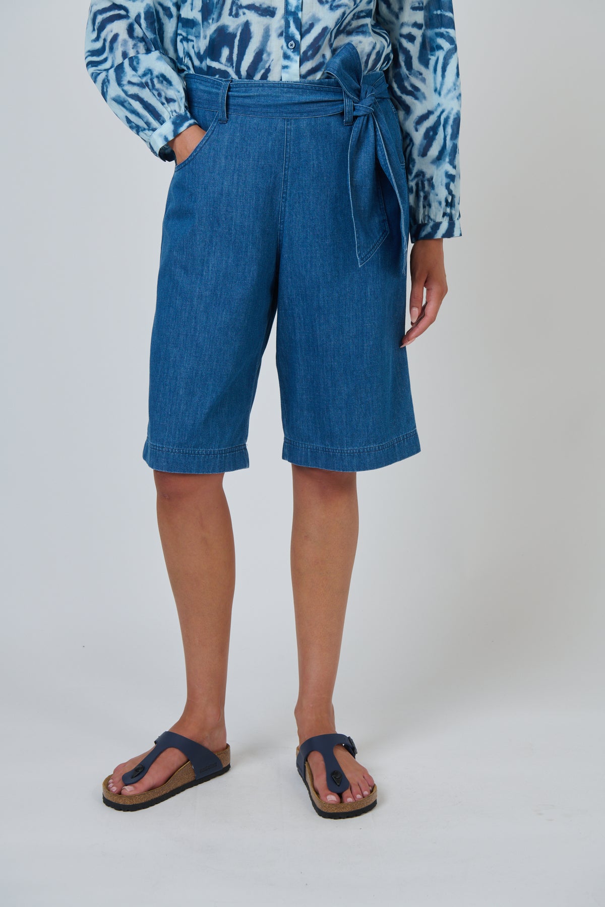 GA741 Denim Shorts Chambray