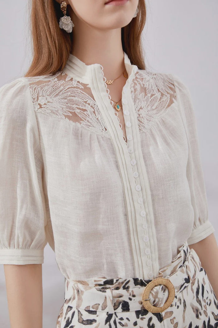 ILA Lace Blouse White