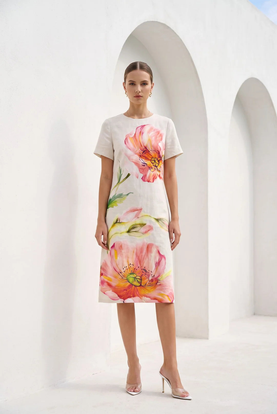 Vivian Long Dress Print