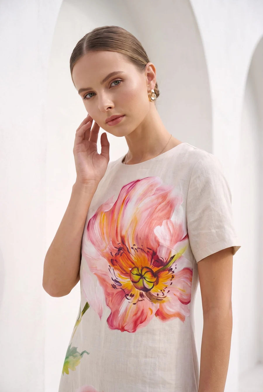 Vivian Long Dress Print