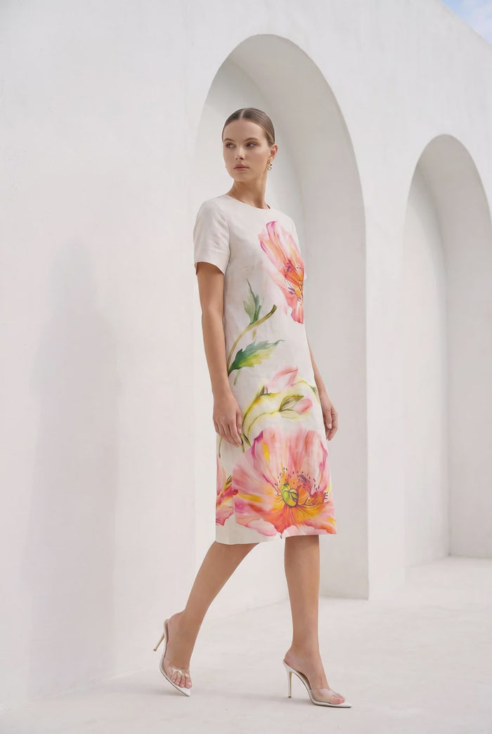 Vivian Long Dress Print