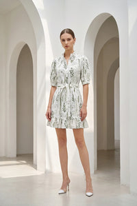 Clementine Print Short Dress