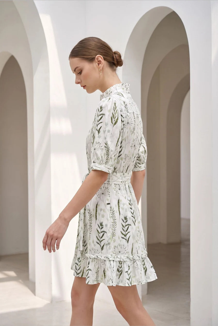 Clementine Print Short Dress
