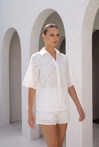Mia Shorts White