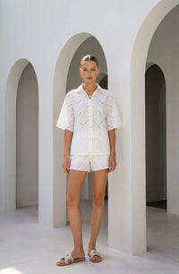 Mia Shorts White