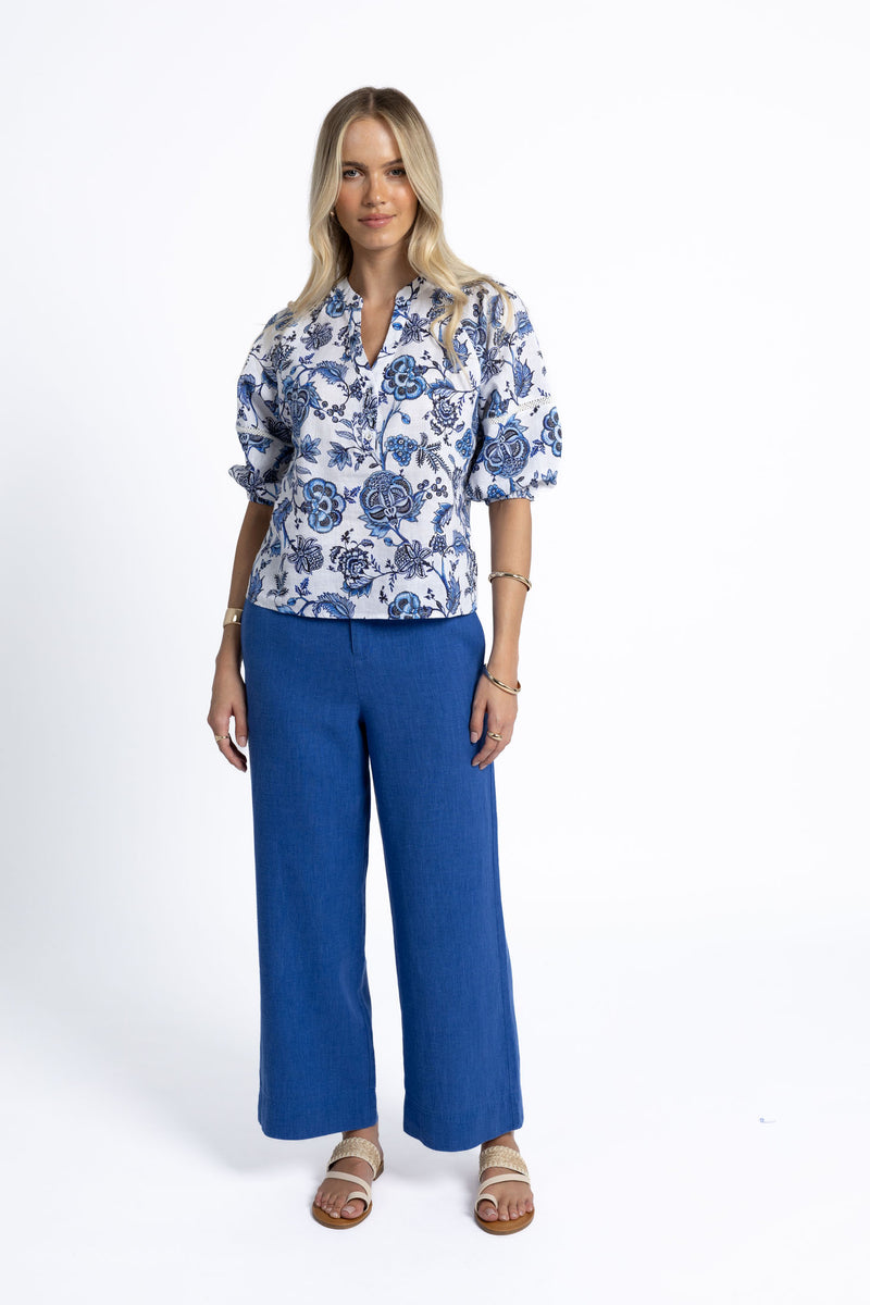Jardin Print Rosa Blouse