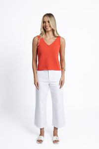 Margot Drill Pant White