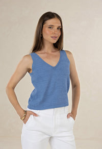 Amour Tank Blue