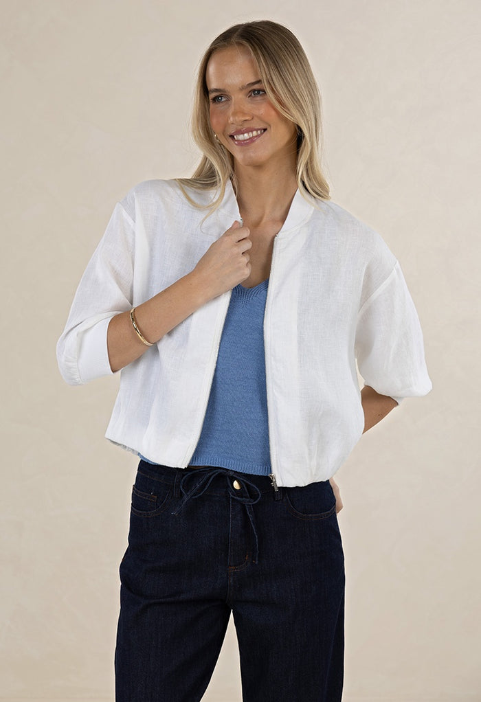 Arden Bomber Jac White