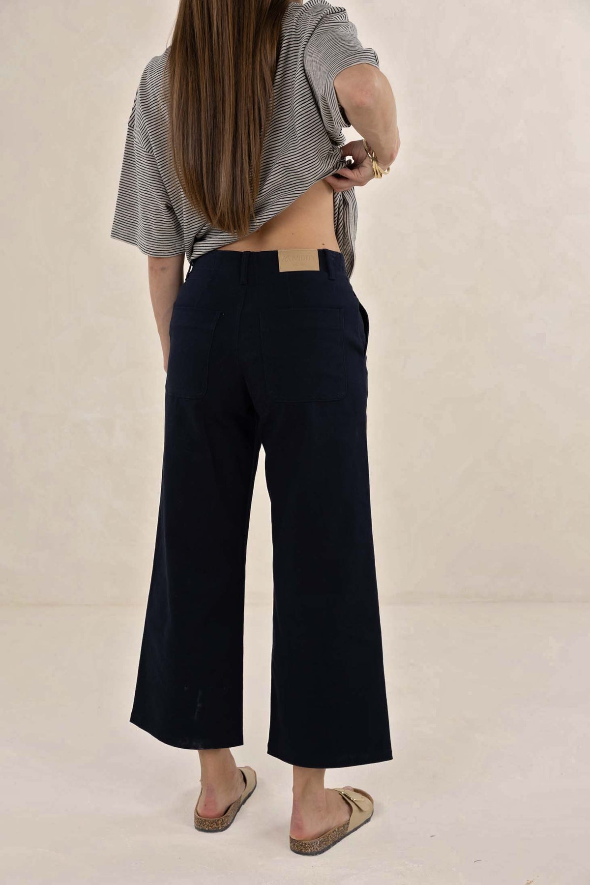 Margot Drill Pant Navy