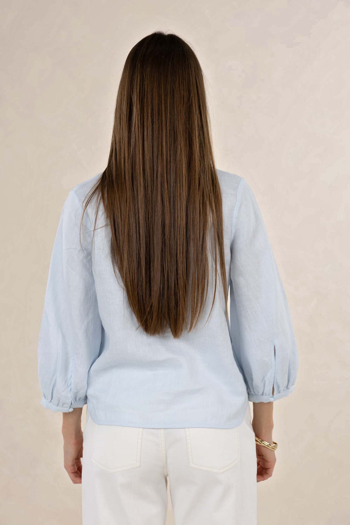 Hazel Blouse Ice Blue