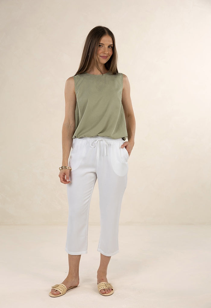 La Lido Pant White