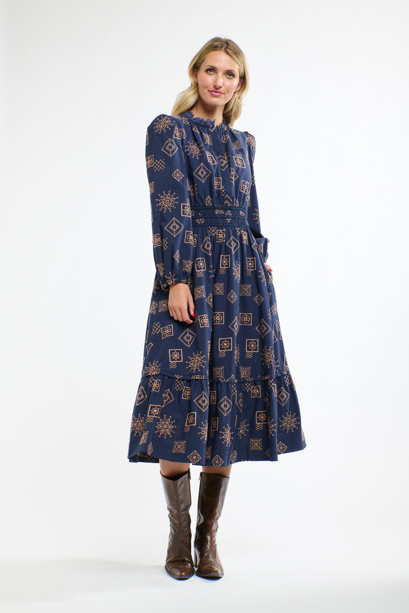 Mandala Dress Indigo