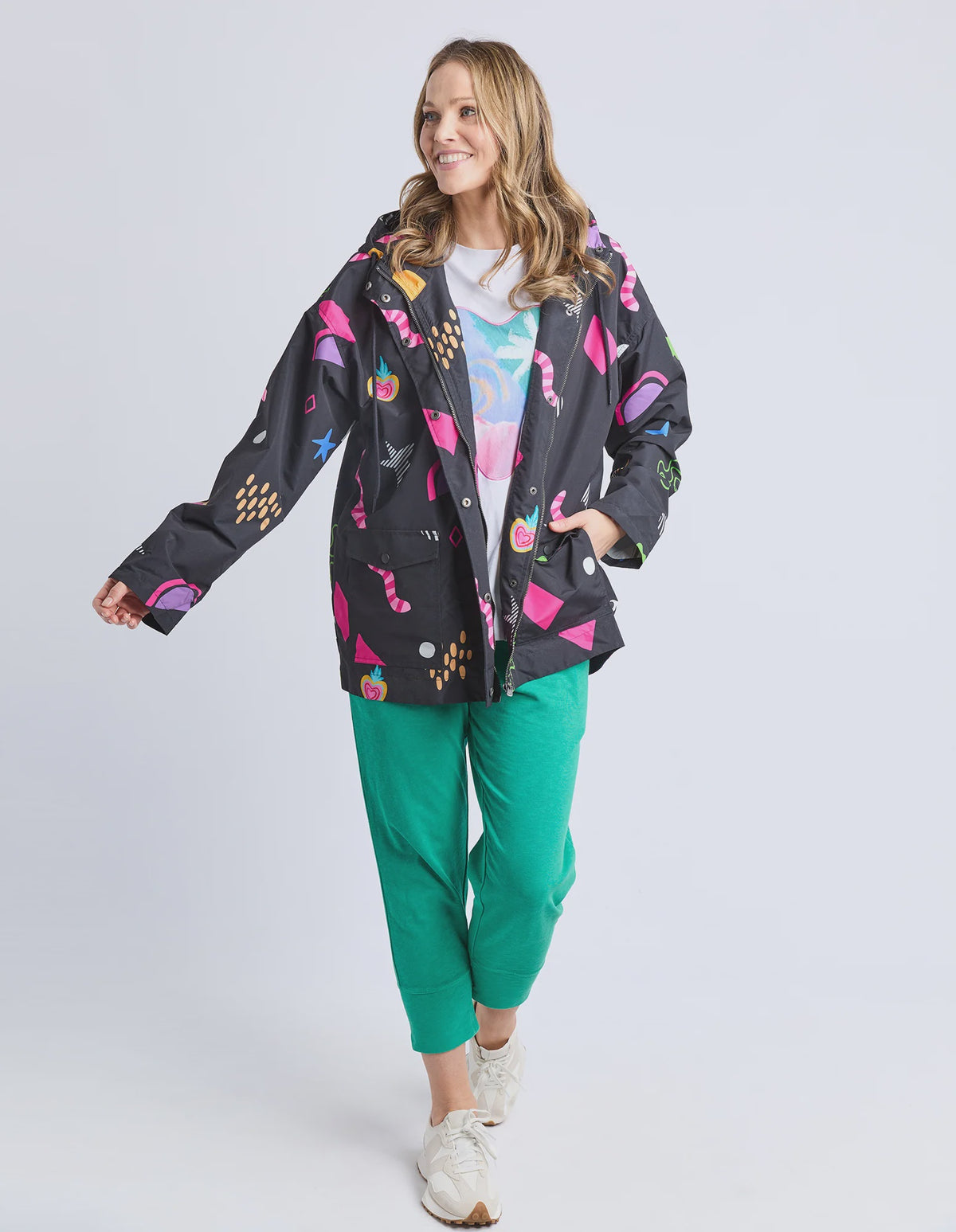 Licorice Galaxy Raincoat