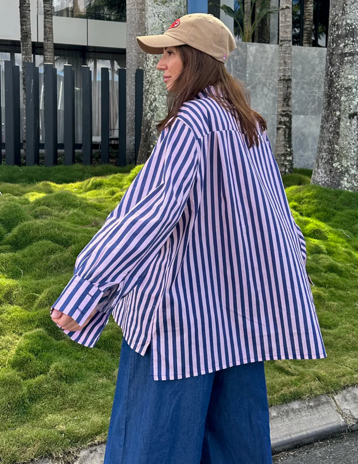 Pink/Navy Shirt OS