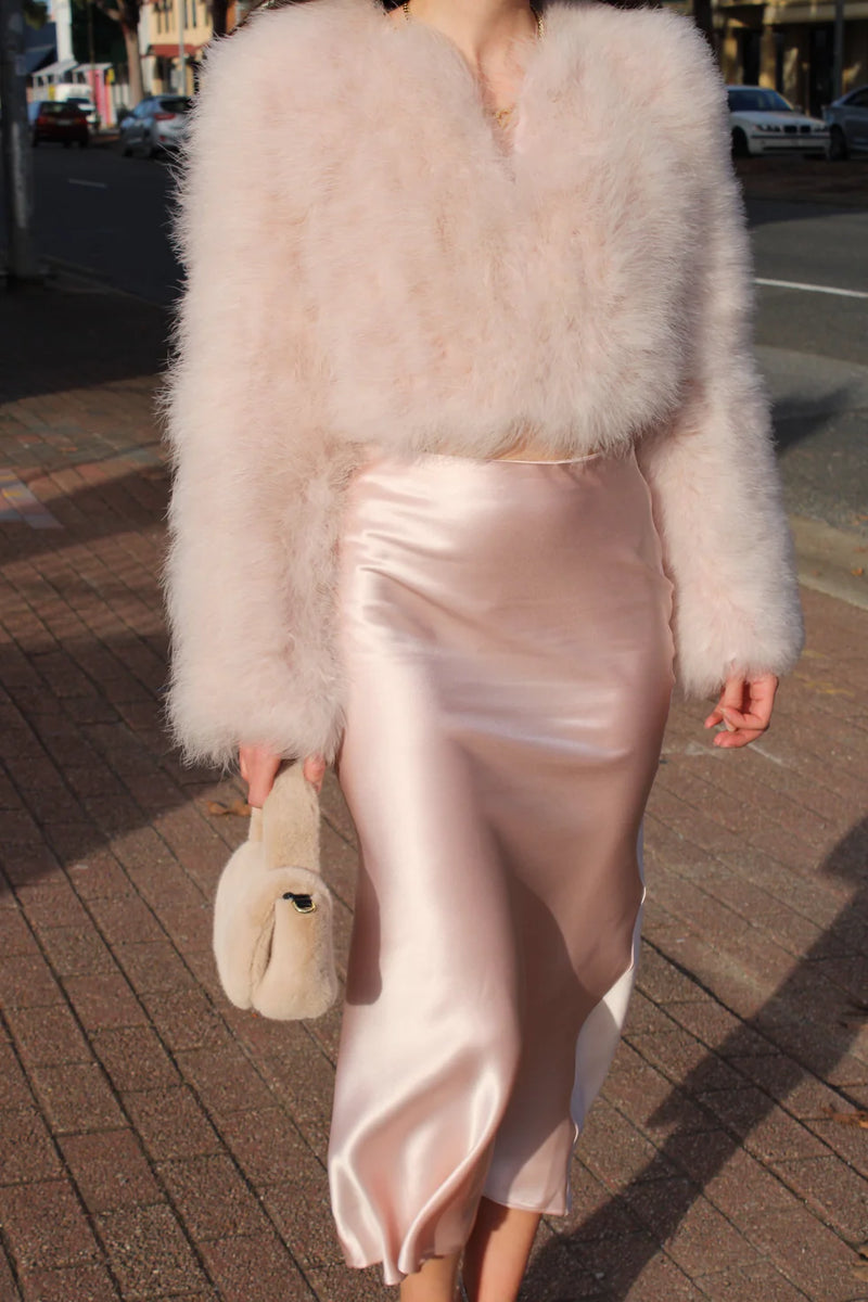 Manhattan Crop Jacket Pink