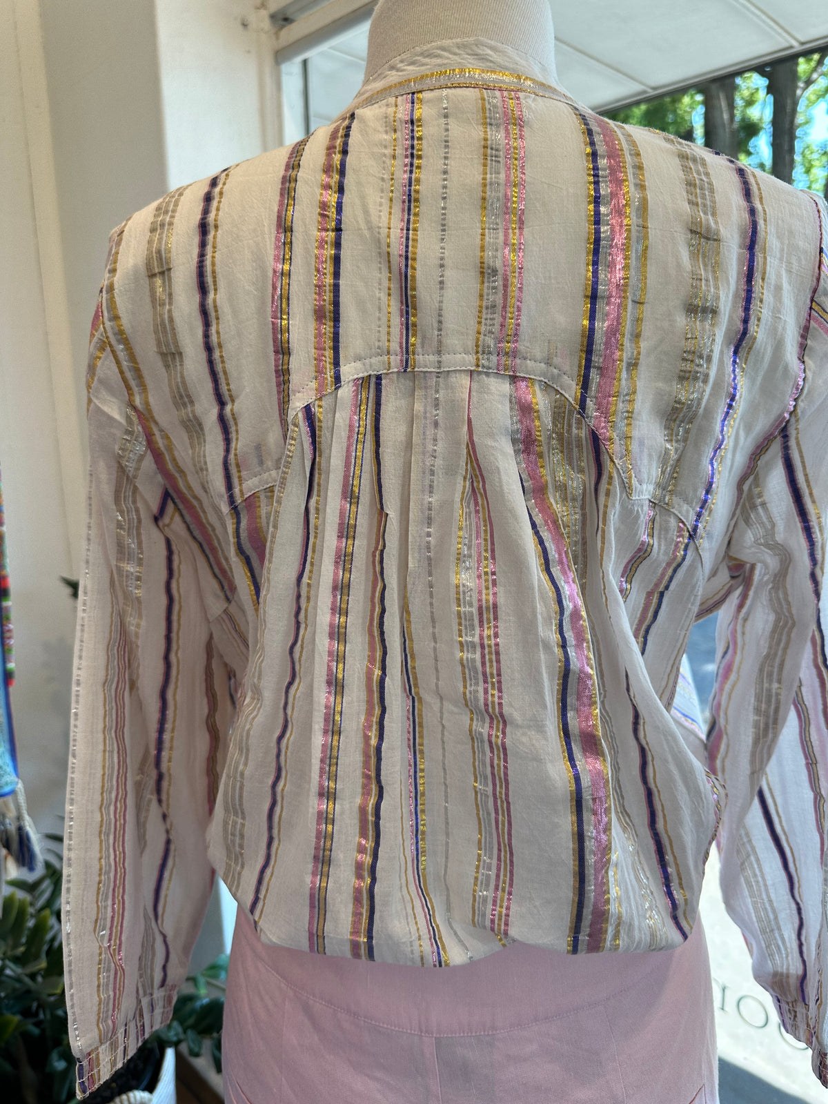 Texas Shirt Lurex White