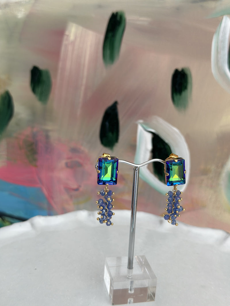 Shine Mini Earrings Blue