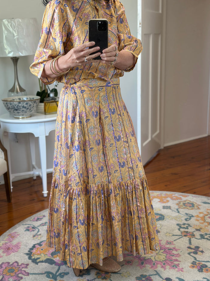 Scarlett Lurex Shirt Hindi Mango