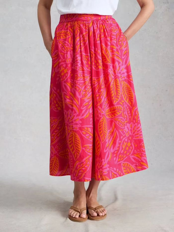 Abigail Midi Skirt Pink