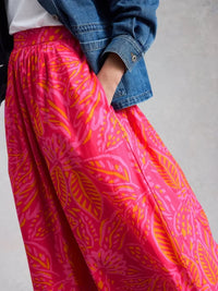 Abigail Midi Skirt Pink
