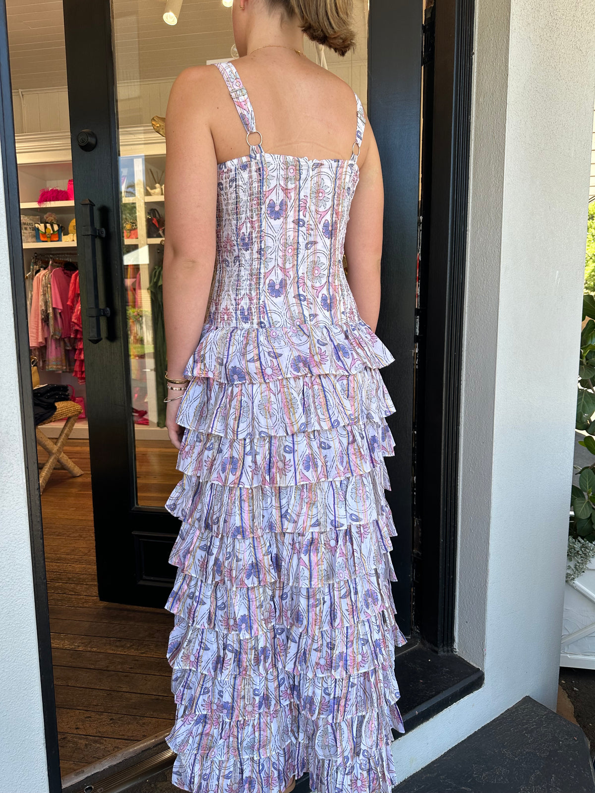 Valentina Dress Hinx White