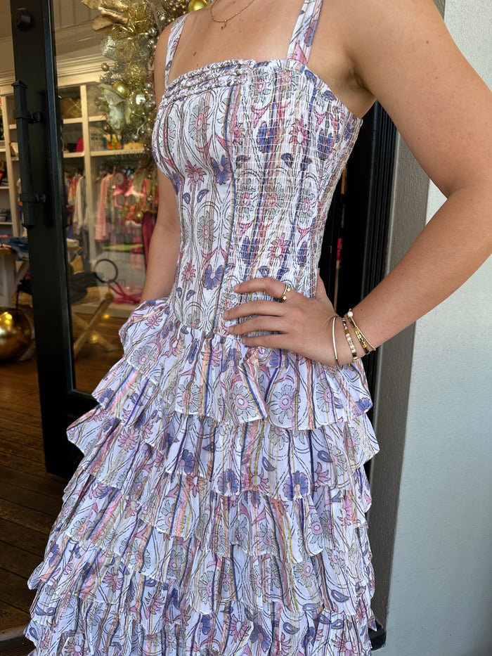 Valentina Dress Hinx White