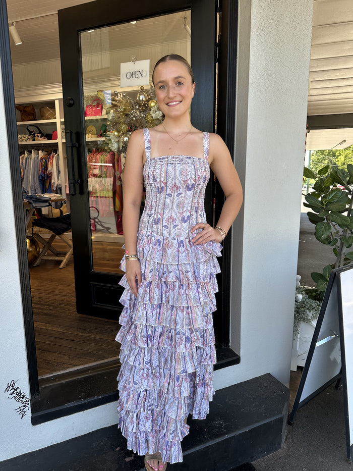 Valentina Dress Hinx White