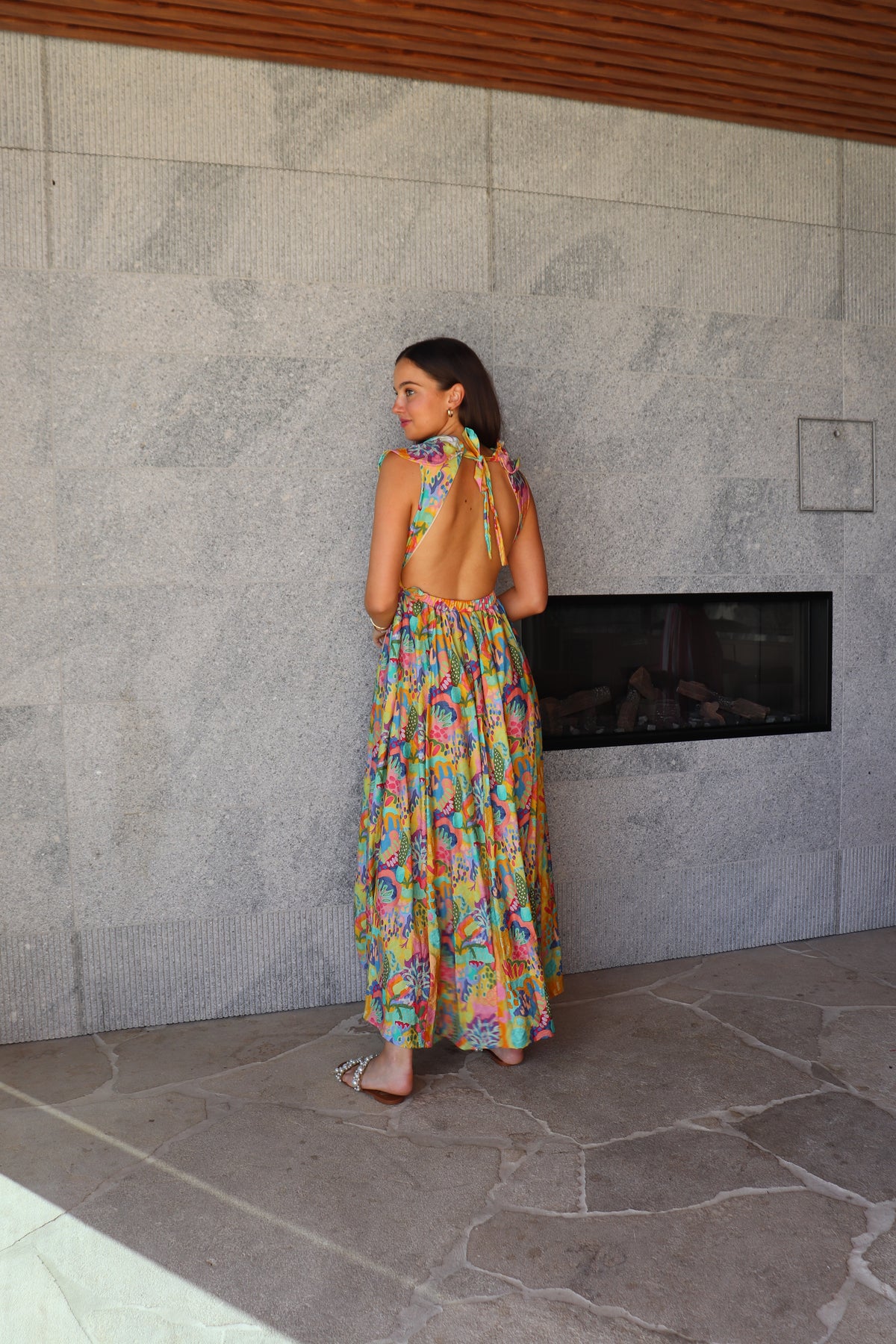 Frankie Dress Bright Garden